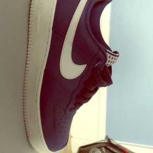 Nike blue Air Force 1’s